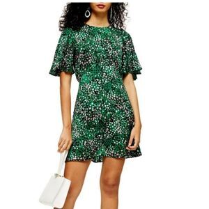 Top shop Austin print dress 4 US S